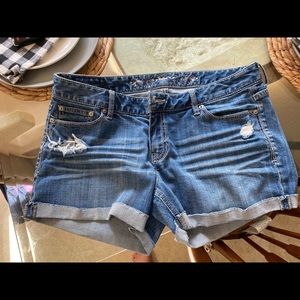 Express jean shorts